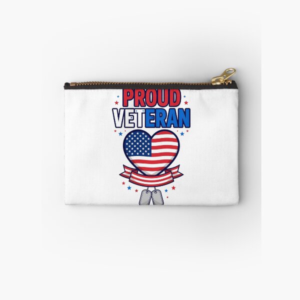 Item preview, Proud Veteran American Flag Heart Veterans Day Shirt designed and sold by Gurrteg.