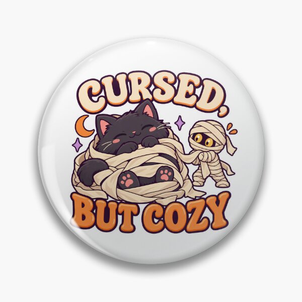 Item preview, Funny Cursed But Cozy Mummy Cat designed and sold by UvooArt.