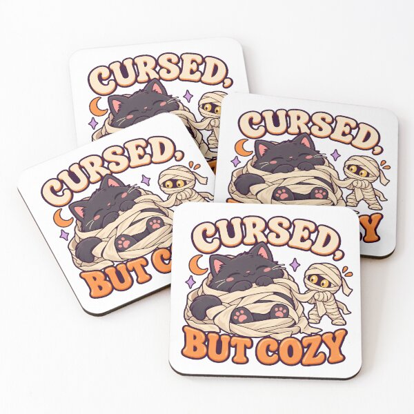 Item preview, Funny Cursed But Cozy Mummy Cat designed and sold by UvooArt.