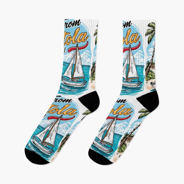 Item preview, Hi From Tortola BVI Beach Boats designed and sold by RichardRags.