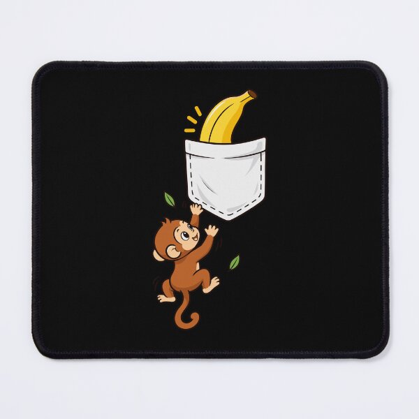 Item preview, Funny Monkey Banana Pocket Climbing Cartoon Design designed and sold by stmpdwrld.