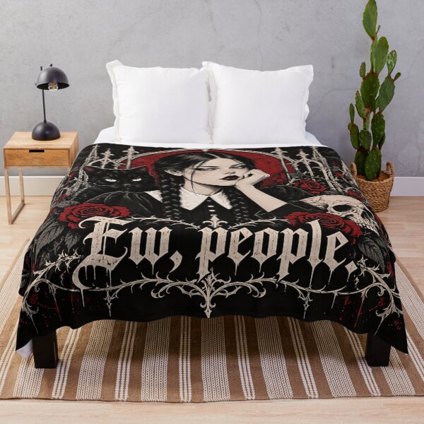Item preview, Ew, People. - Gothic Girl, Black Cat & Dark Humor designed and sold by Full Throttle Alchemist .