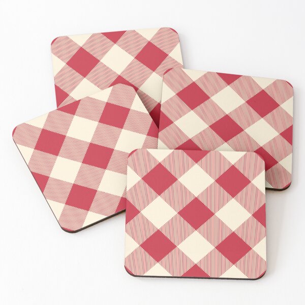 Item preview, Merry Berry Diagonal Christmas Gingham designed and sold by 89BLACK.