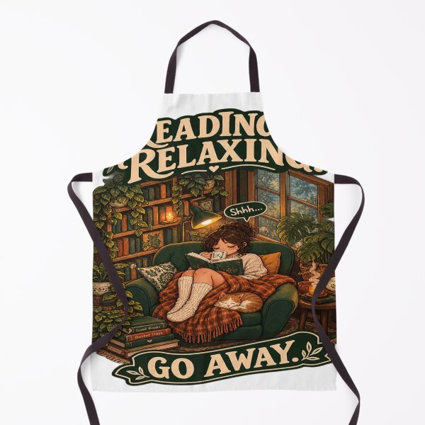 Item preview, Cozy Reading And Relaxing Go Away Bookworm designed and sold by Walidsolo25.