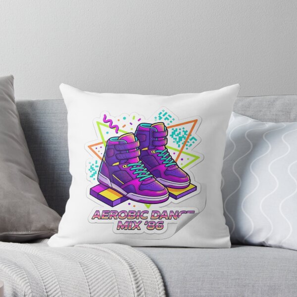 Item preview, Aerobic Dance Mix '86 Neon High-Top Sneakers designed and sold by GeniusCorner.