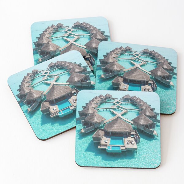 Item preview, Circle of Paradise - Overwater Lagoon Retreat designed and sold by nhk999.