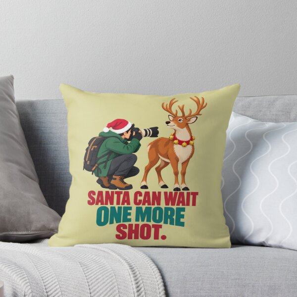 Item preview, Santa Can Wait One More Shot Christmas Photographer designed and sold by PunchDrop.