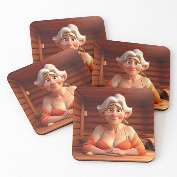 Item preview, Old Fart taking a Sauna designed and sold by Colin Bentham.