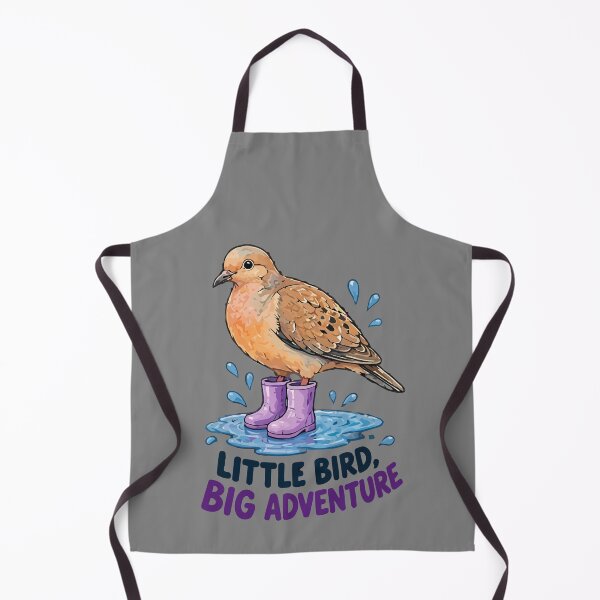 Item preview, Little Bird Big Adventure, Whimsical Dove in Rain Boots Puddle Splash designed and sold by TimerX.