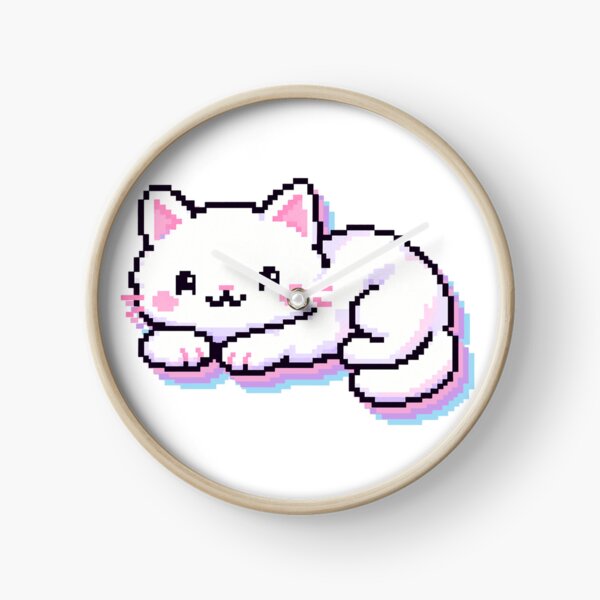 Item preview, Pixel Kitty – Kawaii Dreamy Retro Aesthetic Cat designed and sold by ChronicallyOnlineCo.