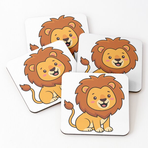 Item preview, Lion Cub Illustration designed and sold by manexus.