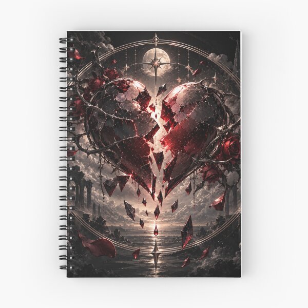 Item preview, Dark Heart Breaking Beneath the Moonlit Sky designed and sold by MissYouONLY.