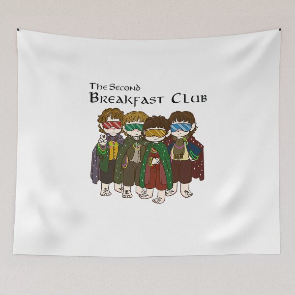 Item preview, The Second Breakfast Club Vintage Retro Parody 1 designed and sold by Kabege-Arts.