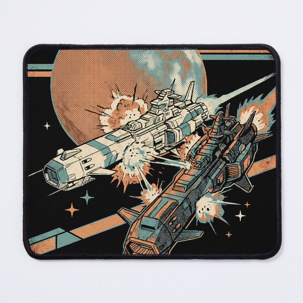 Item preview, A Capital Ship Battle Colony Wars Retro Video Game Anime Shirt designed and sold by Senpaiwaves.