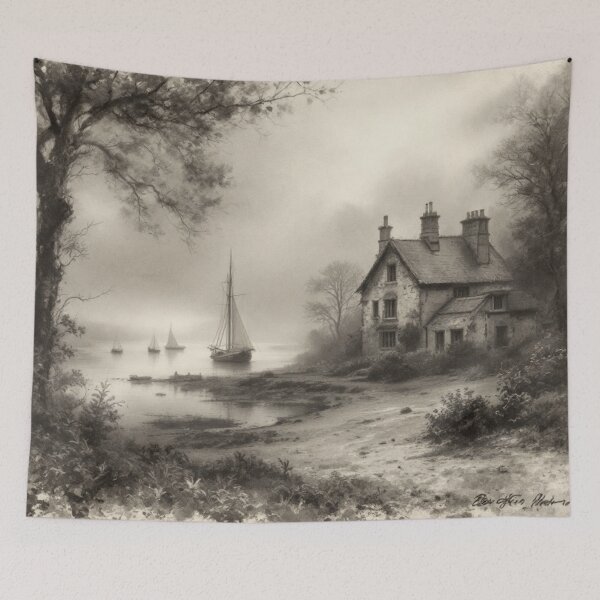 Item preview, House by the sea (Brittany) designed and sold by jefboutique6150.