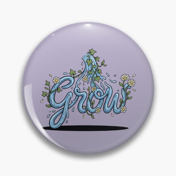 Item preview, Grow Waterfall Floral Daisy Stream Pop Art designed and sold by Rare By Hero.