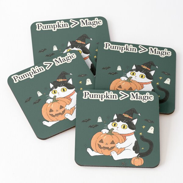 Item preview, Pumpkin>Magic – Witch Hat Kitten designed and sold by SugarCore.