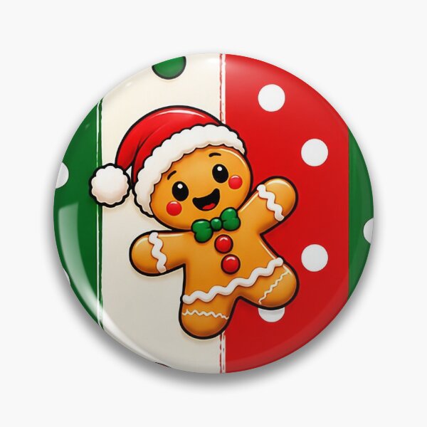 Item preview, Cute Christmas Gingerbread Cookies Festive Holiday Stripes Chrstimas Pattern, polka dot pattern designed and sold by Luvjesus2.