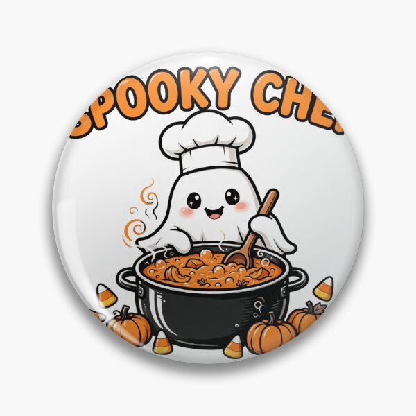 Item preview, Spooky Chef Cute Ghost Chef Halloween Cooking Shirt designed and sold by Gurrteg.