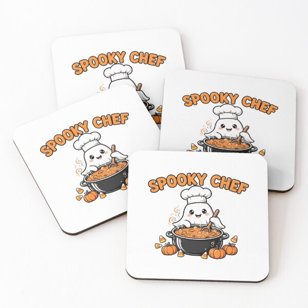 Item preview, Camiseta de cocina de Halloween con diseño de chef fantasma adorable y espeluznante. designed and sold by Gurrteg.