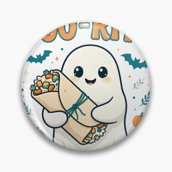 Item preview, Boo-Rito Cute Ghost Burrito Halloween designed and sold by Dudas Garage & Outdoors.