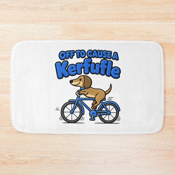Item preview, Off to Cause a Kerfuffle Funny Sausage Dog Dachshund designed and sold by ArtDesignTp.
