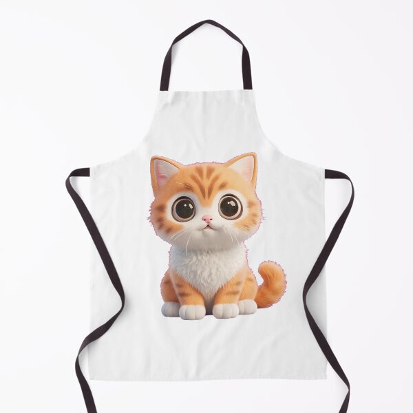 Item preview, Cute Orange Kitten with Big Eyes designed and sold by HoMya.