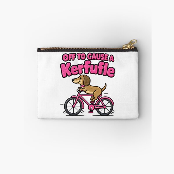 Item preview, Off to Cause a Kerfuffle Dachshund Dog Lover Humor designed and sold by ArtDesignTp.