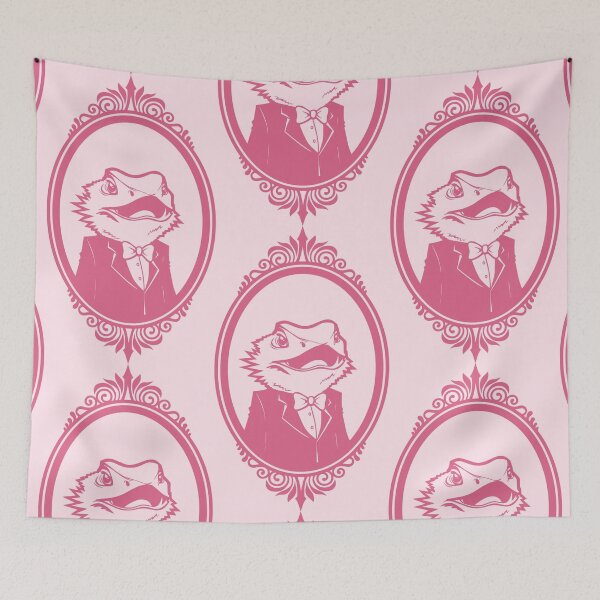 Item preview, Beardie in Pink designed and sold by ArtByJaime1843.
