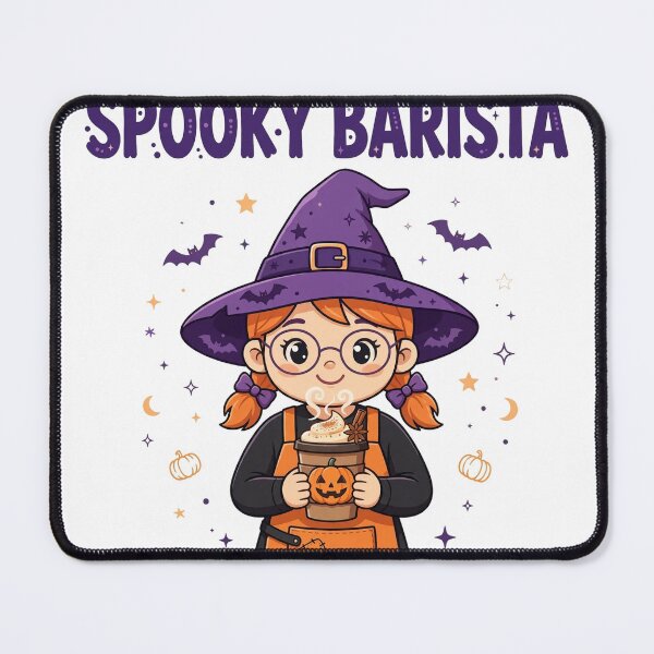 Item preview, Spooky Barista Cute Witch Barista Halloween Coffee Shirt designed and sold by Gurrteg.