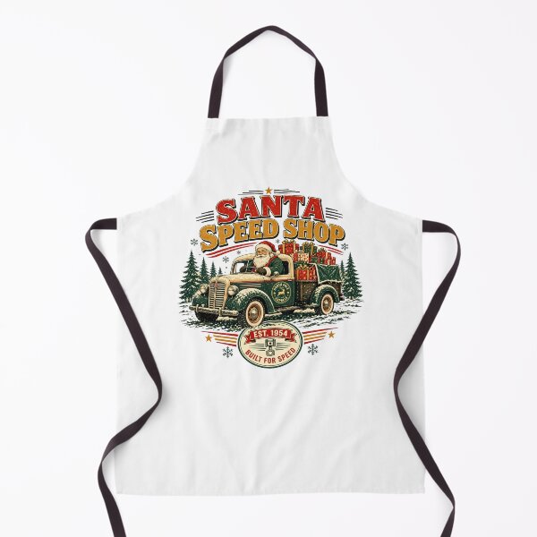 Item preview, Santa Speed Shop Built For Speed Vintage Truck designed and sold by LV-creator.