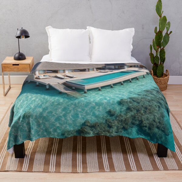 Item preview, Azure Villa Sanctuary - Overwater Escape designed and sold by nhk999.