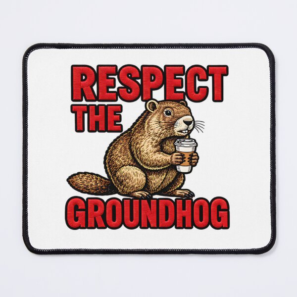 Item preview, Respect The Groundhog Funny Groundhog Woodchuck designed and sold by ArtDesignTp.