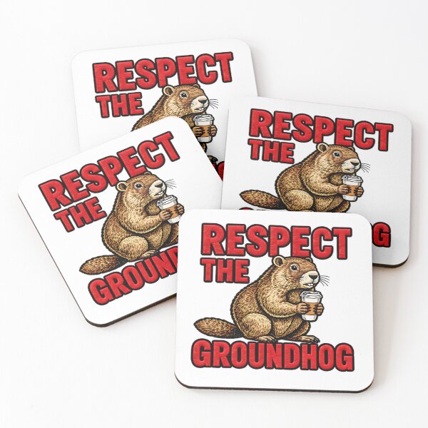 Item preview, Respect The Groundhog Funny Groundhog Woodchuck designed and sold by ArtDesignTp.