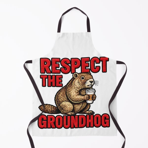 Item preview, Respect The Groundhog Funny Groundhog Woodchuck designed and sold by ArtDesignTp.
