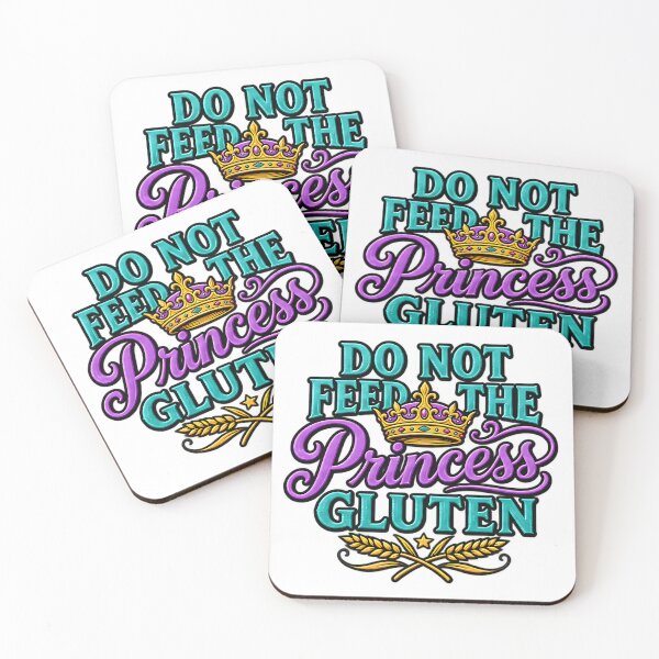 Item preview, Do Not Feed The Princess Gluten Celiac Disease Humor designed and sold by ArtDesignTp.
