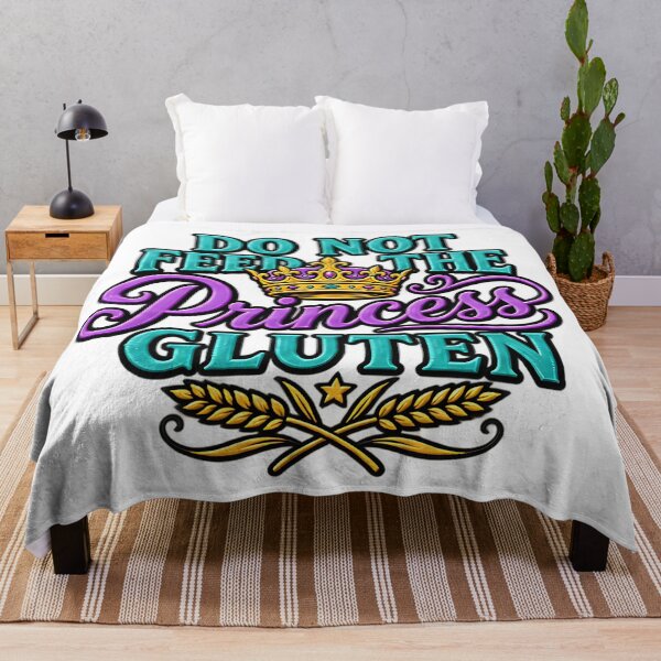 Item preview, Do Not Feed The Princess Gluten Celiac Disease Humor designed and sold by ArtDesignTp.
