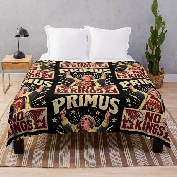 Item preview, Primus No Kings Rally Portrait Punk Rock Statement designed and sold by RDGNR.