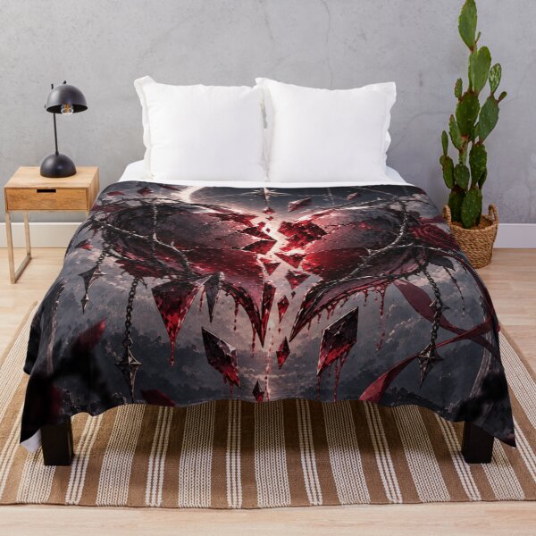 Item preview, Cracked Red Heart Wrapped in Sharp Black Thorns. designed and sold by MissYouONLY.