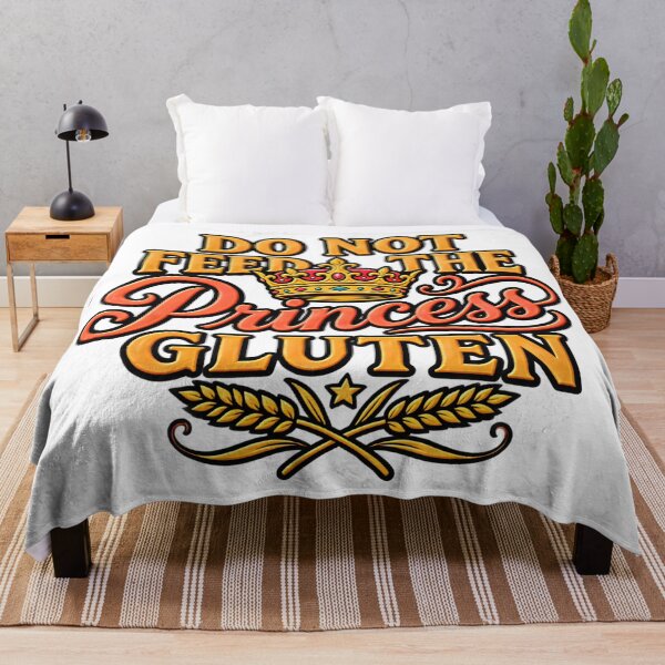 Item preview, Do Not Feed The Princess Gluten Funny Celiac Humor designed and sold by ArtDesignTp.