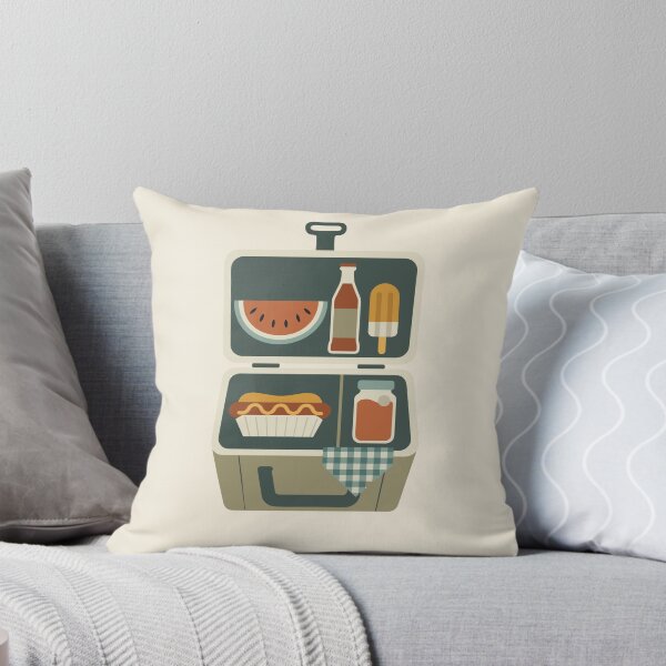 Item preview, Retro Summer Picnic Cooler with Watermelon designed and sold by American Spirit.