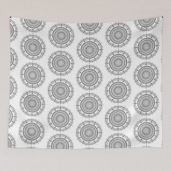 Item preview, Ticktock Mandala designed and sold by JodiBethDesigns.