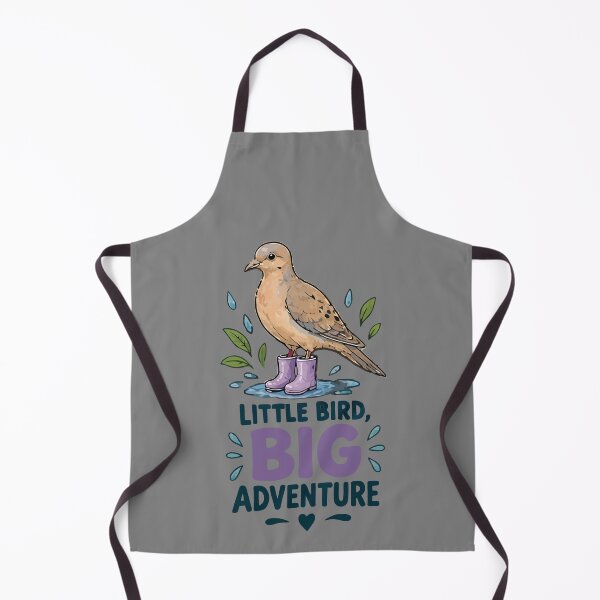 Item preview, Little Bird Big Adventure, Cute Pigeon in Purple Rain Boots Puddle Art designed and sold by TimerX.