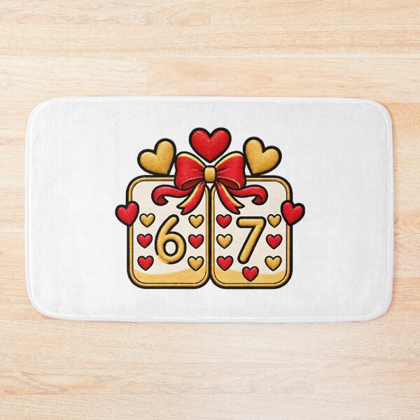 Item preview, Six Seven Funny Playing Dice 67 Valentine Humor designed and sold by ArtDesignTp.