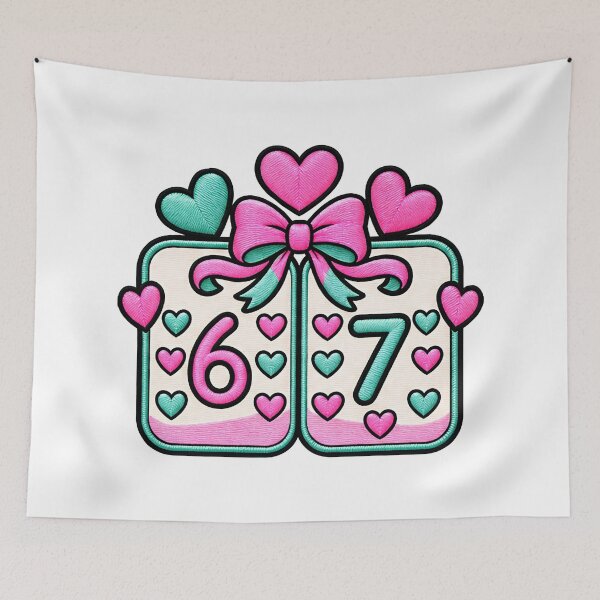 Item preview, Six Seven Valentine Funny 67 Playing Dice Design designed and sold by ArtDesignTp.