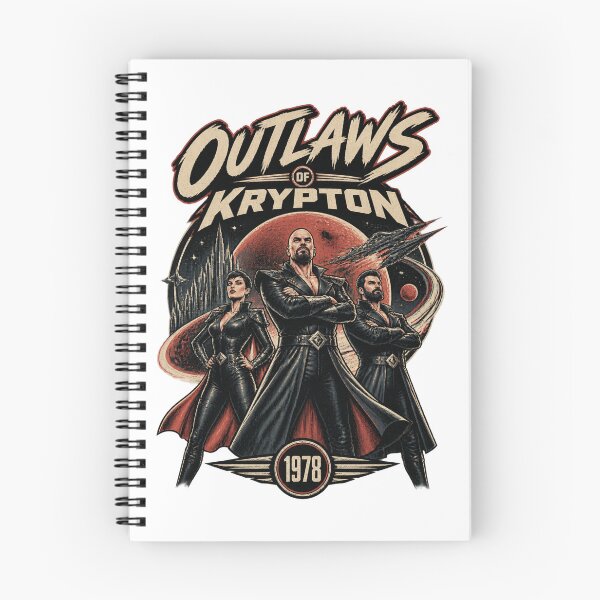 Item preview, Outlaws of Krypton Outbackside Graphic Design for Sci-Fi and Adventure Fans designed and sold by Lucky Bubble Smile Shop.