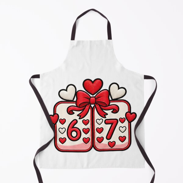 Item preview, Six Seven Playing Dice Funny 67 Valentine Joke designed and sold by ArtDesignTp.
