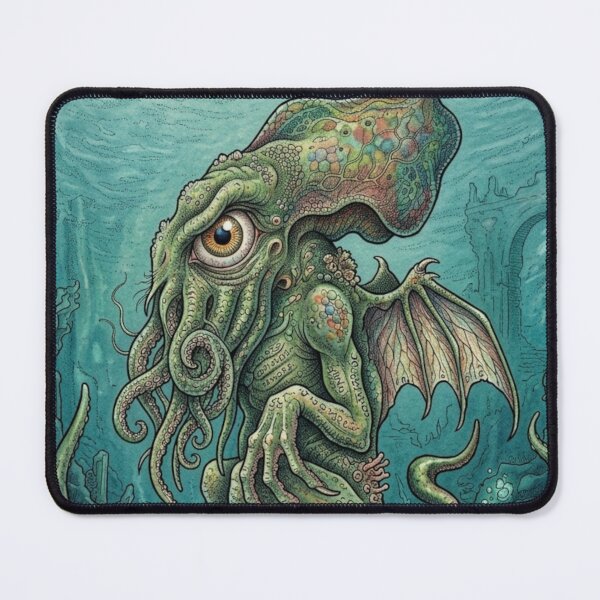 Item preview, Cthulhu illustration designed and sold by Vintage Designs +.