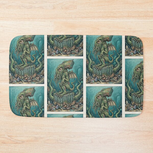 Item preview, Cthulhu illustration designed and sold by Vintage Designs +.