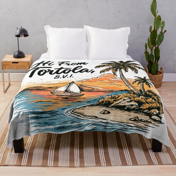 Item preview, Hi From Tortola BVI Sunset designed and sold by RichardRags.
